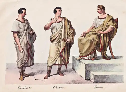 Candidato / Oratore / Censore - candidate speaker censor Kandidat Zensor Sprecher / Roman Empire Römisches Re