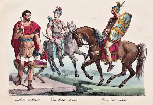 Tribune militare / Cavaliere arciere - Bogenschütze archer Roman soldiers Soldat / Rome Roman Empire / Römis