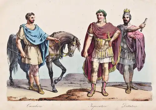 Cavaliere / Imperatore / Dittatore - knight emperor dictator / Reiter Kaiser Diktator / Roman Empire Römische