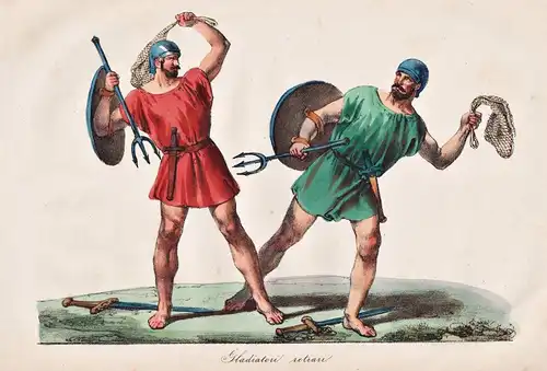 Gladiatori retiari - Retiarius Gladiator gladiators / costumes Trachten costume Tracht
