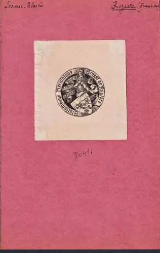 Roziere - Lorraine Lothringen / Wappen blason coat of arms armorial bookplate Exlibris ex-libris Ex Libris