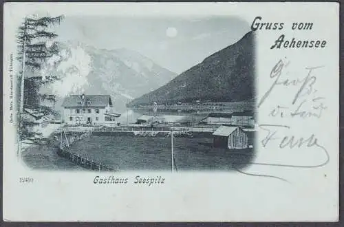 Gruss vom Achensee - Gasthaus Seespitz Tirol Österreich AK Ansichtskarte postcard
