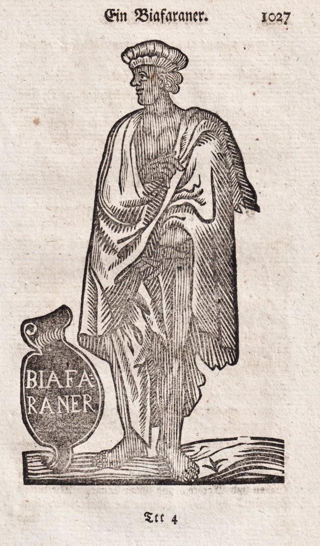 Ein Biafaraner Biafra Nigeria Africa Afrika Afrique / Tracht costume