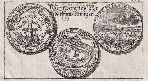 Nürmbergische Gedächtnis Münzen - Nürnberg Münzen Numismatik coin / Franken Bayern