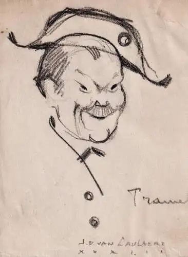 Tramel - Félicien Tramel (1880-1948) Theatre Theater Paris / Portrait