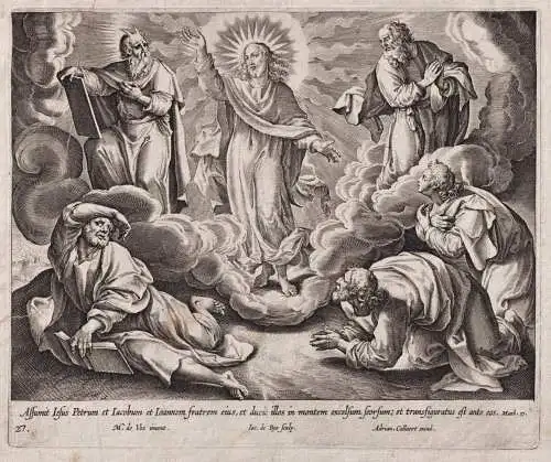 Assumit Iesus Petrum et Iacobum fratrem eius, et ducit illos in montem excelsum seorsum; et transfiguratis est