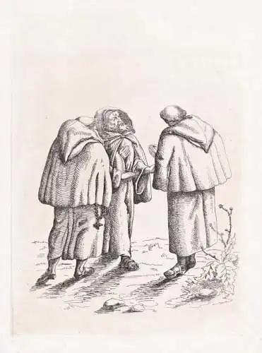 (Kapuziner Mönche / Capuchins) - Kapuziner monks / order Orden / Ordenstracht order habit / costume Tracht co
