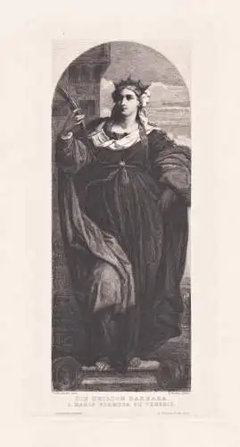 Die heilige Barbara. S. Maria Formosa zu Venedig - Heilige Barbara / Saint Barbara