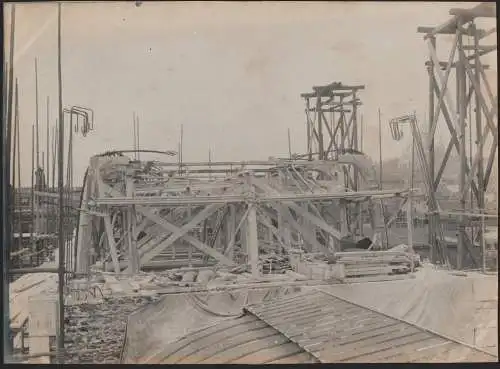 Agrandissement des Bureaux d'. Toiture en ciment armé (8 Mai 1908)  - Paris Rue Ambroise Paré Bureau d'Admin