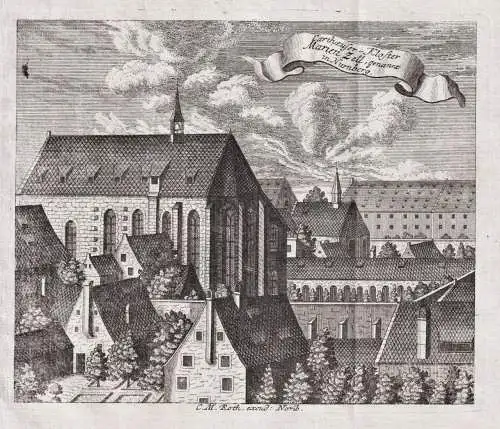 Carthaeuser-Kloster Marien Zell, genannt in Nürnberg - Nürnberg Kartäuserkloster Kloster Karmeliter