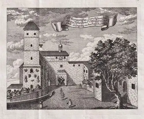 St. Margaretha Kirch samt der darauf stehenden St. Ottmars Capell - Nürnberg Heidenturm Kaiserburg