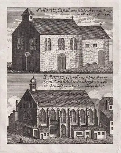 St. Moritz Capell wie solche A 1300 noch auf dem Markt gestanten. St. Moritz Capell ... - Nürnberg Moritzkape