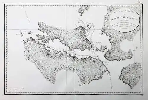 Carte Particuliere du Detroit de Boutoun - Buton island Muna Indonesia Sulawesi Peninsula / Asia Asien Asie