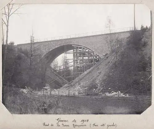 Guerre de 1914. Pont de la Pierre Torquaise (Face cote gauche) - Paris Val d'Oise / Pont de la Pierre Torquais