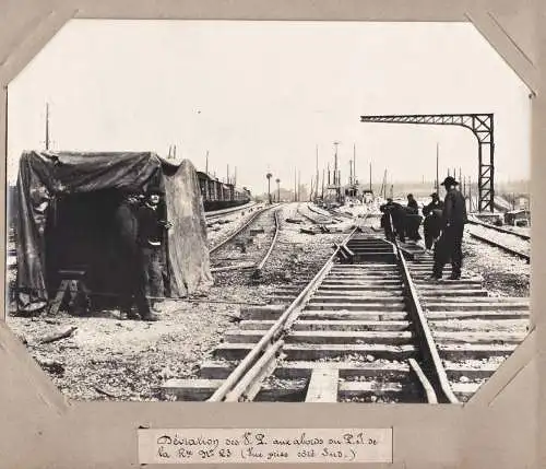 Deviation des Y.P. aux abords ou P.J. de la Rte. No. 23 (Vue prise Cote Sud) - Saint-Denis Paris Nord / Eisenb