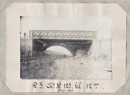 P.J. Chin. No. 125. Kil. 12100 (Mai 1906) - Garges-les-Gonesse Garges-Sarcelles Val d'Oise Paris Nord / Eisenb