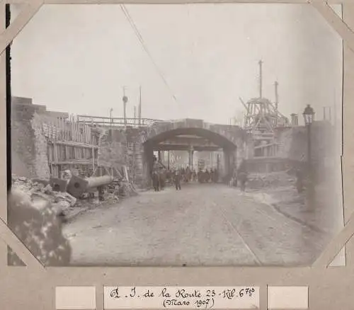 P.J. de la Route 23 - Kil. 6703 (Mars 1907) - Paris Saint-Denis / Eisenbahn railway chemin de fer