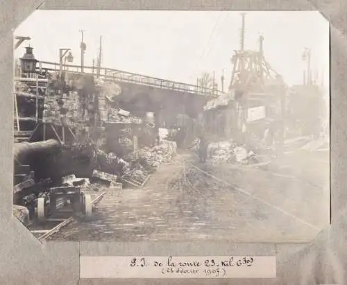 P.J. de la route 23 Kil. 6703 (28 Fevrier 1907) - Paris Saint-Denis / Eisenbahn railway chemin de fer