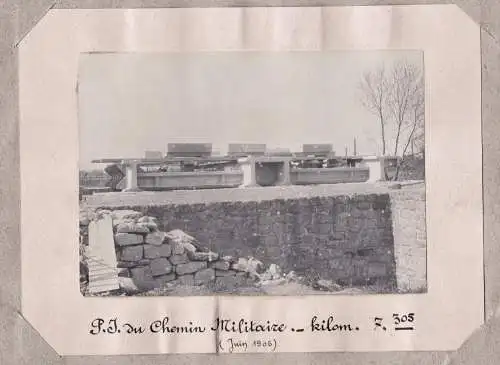 P.J. du chemin Militaire. - kilom. 7305 (Juin 1906) - Paris Villetaneuse Seine-Saint-Denis / Eisenbahn railway