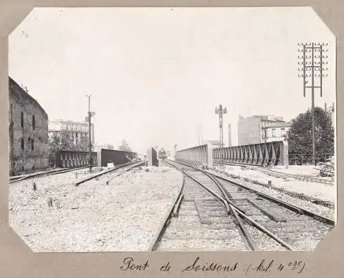 Pont de Soissons. (kil. 4036) - Paris Saint-Denis Pont de Soissons / Eisenbahn railway chemin de fer