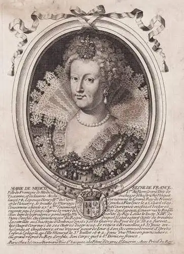 Marie de Medicis, Reyne de France... - Maria de Medici (1575-1642) Marie Queen France Frankreich Portrait