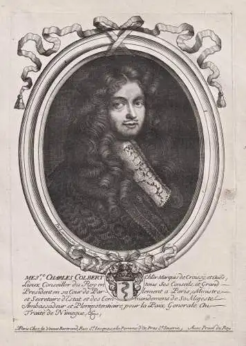 Charles Colbert... - Charles Colbert marquis de Croissy (1629-1696) Portrait