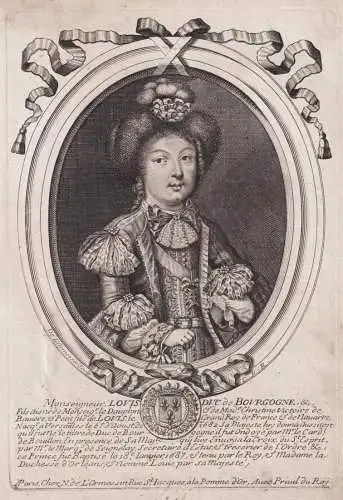 Monseigneur Louis de France, duc de Bourgogne... - Louis de Bourbon, duc de Bourgogne (1682-1712) France Portr