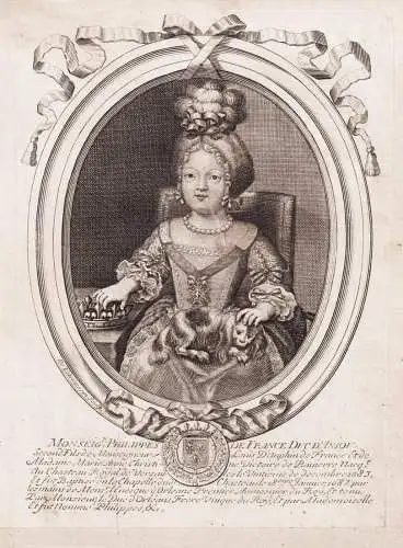 Monseig.r Philippes de France Duc d'Anjou... - Felipe V de España (1683-1746) rey König king Portrait