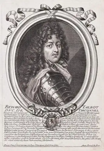 Richard Talbot Duc de Tirconnel... - Richard Talbot 1st Earl of Tyrconnell (1630-1691) Portrait