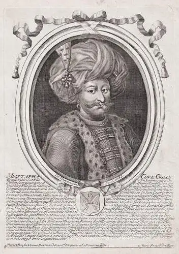 Mustapha Coul-Oglov - Kara Mustafa Pasha (1634-1683) Ottoman Empire Grand Vizier Portrait