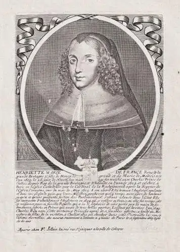 Henriette Marie de France Reine de la Grande Bretagne... - Henriette-Marie de France (1609-1669) Henrietta Mar