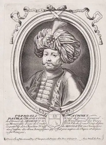 Coprogli-Achmet Pacha, Grandvizir... - Köprülüzade Fazil Ahmed Pasha (1635-1676) Ottoman Empire Albania Por