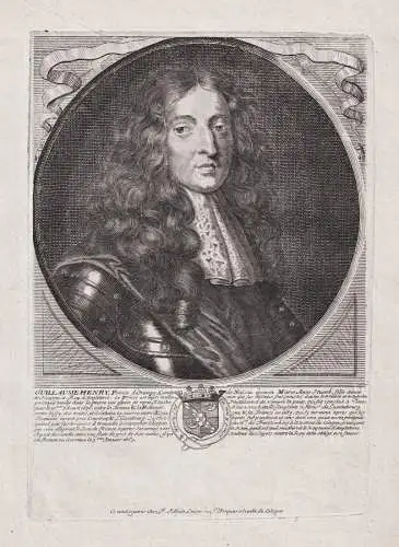 Guillaume Henry, Prince d'Orange, Comte de Nassau... - William III of England (1650-1702) King Orange Holland