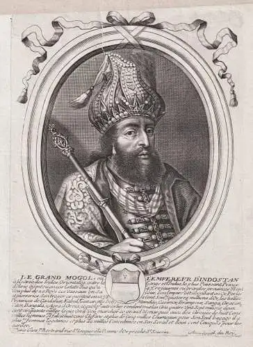 Le Grand Mogol ou l'Empereur d'Indostan... - India Hindustan emperor Indien Mughal Empire Portrait