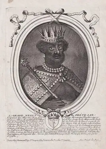 Le Grand Negus ou Prete-Ian... - Ethiopia Emperor Yohannes I. (c.1640-1682) Solomonic dynasty Portrait