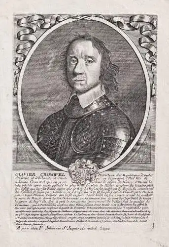 Olivier Cromwel... - Oliver Cromwell (1599-1658) English politician Scotland Ireland England Portrait