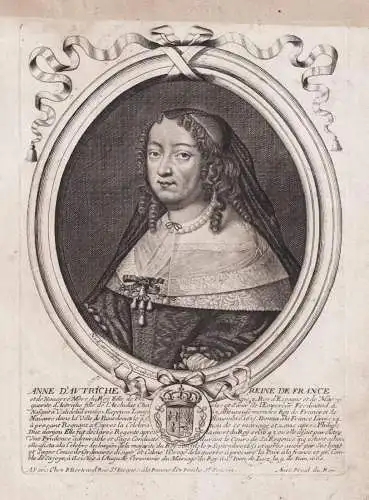 Anne d'Autriche... - Anna von Österreich (1601-1666) Anne Austria Habsburg Erzherzogin Portrait