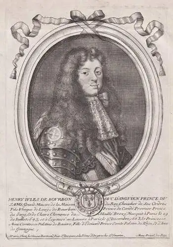 Henry Iules de Bourbon - Henri Jules Prince of Condé (1643-1709) Albret Enghien Chateauroux Montmorency Guise