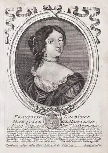 Francoise d'Aubigny Marquise de Maintenon... - Francoise d'Aubigny (1635-1719) marquise de Maintenon mistress