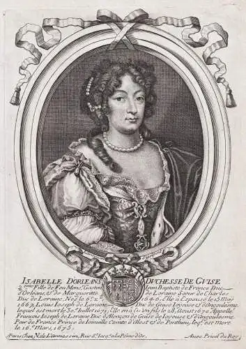 Isabelle d'Orleans Duchesse de Guise... - Elisabeth Marguerite d'Orleans (1646-1696) Isabelle duchess Angoulem