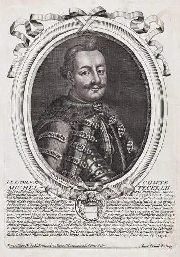 Le Fameux Comte Michel-Teckelii - Emeric Thököly (1657-1705) Hungary Transylvania Prince Siebenbürgen Portr