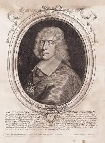 Louis Cardinal duc de Vandosme... - Louis II de Vendome (1612-1669) Bourbon Mercoeur Etampes Penthievre Cardin