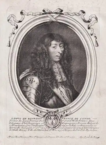 Louis de Bourbon Prince de Condé... - Louis II de Bourbon prince de Conde (1621-1686) Grand Enghien Portrait