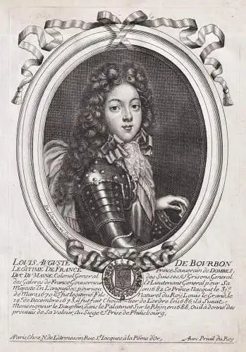 Louis Auguste de Bourbon... - Louis Auguste I de Bourbon duc de Maine (1670-1736) Portrait