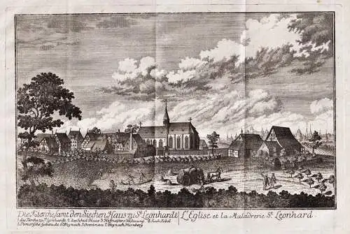 Die Kirche samt den Siechen Haus zu St. Leonhardt - Nürnberg St. Leonhard