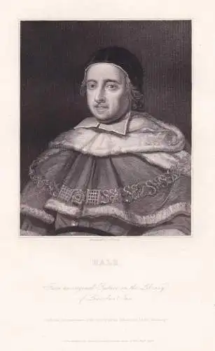 Hale - Matthew Hale (1609-1676) English barrister judge Jurist Rechtsgelehrter Richter Portrait