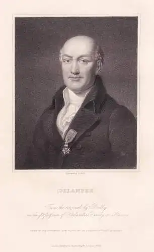 Delambre - Jean-Baptiste Joseph Delambre (1749-1822) French mathematician Astronom astronomer Portrait