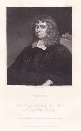 Barrow - Isaac Barrow (1630-1677) Christian theologian Theologe mathematician Mathematiker Portrait