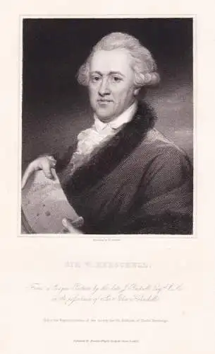 Sir W. Herschell - Wilhelm Herschel (1738-1822) Astronom Musiker Komponist astronomer musician composer Portra