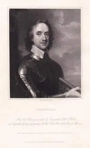 Cromwell - Oliver Cromwell (1599-1658) English politician Scotland Ireland England Portrait